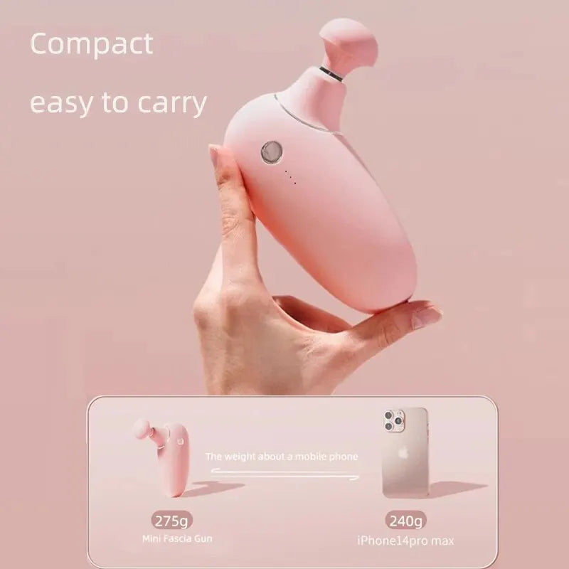 Mini Pocket-Sized Percussion Muscle Massager Gun